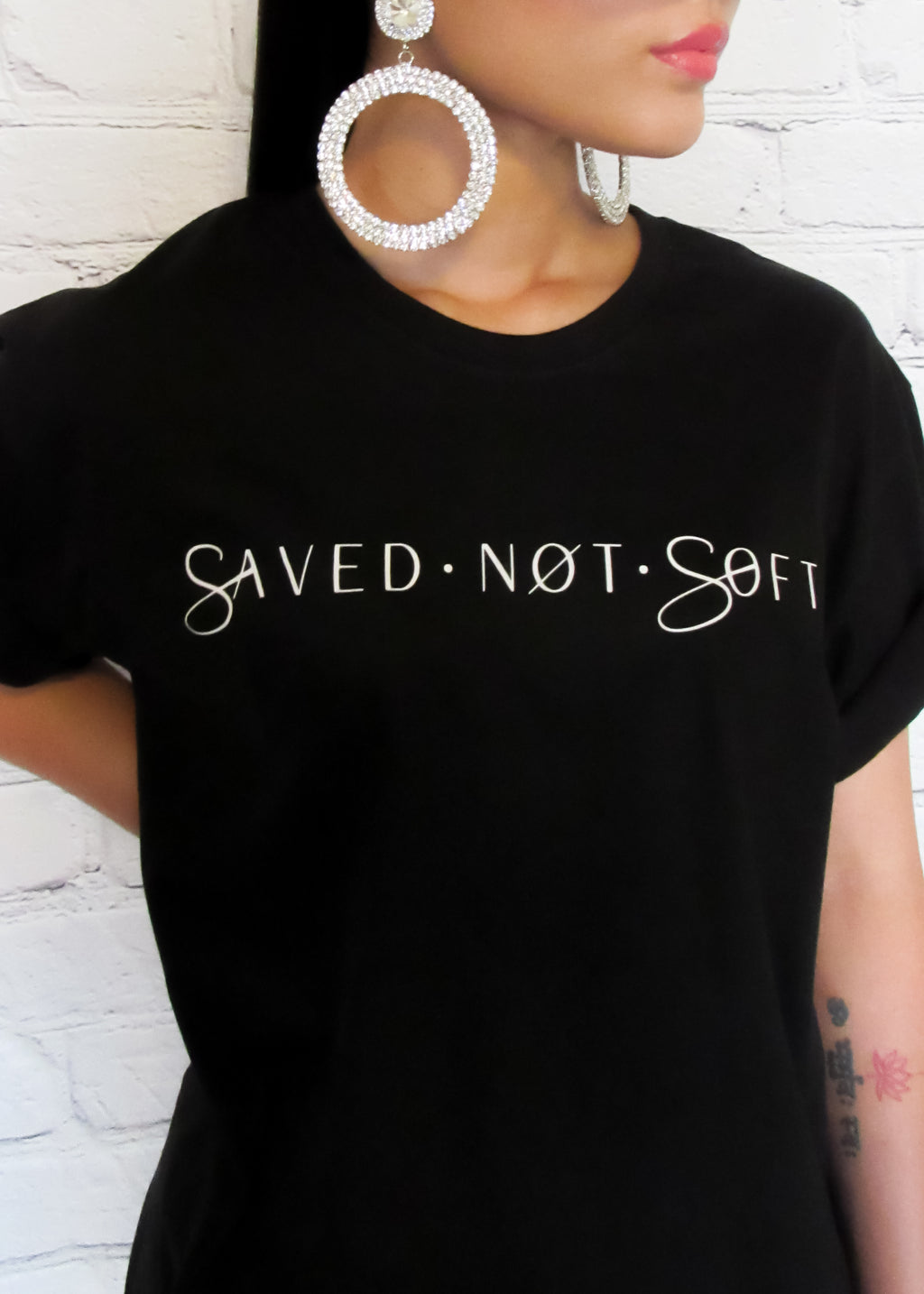 Saved Not Soft - Statement Tee